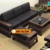 sofa văng gỗ sồi SG61v