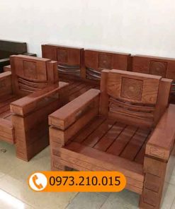 bộ ghế gỗ tựa vuông gỗ sồi nga gt12