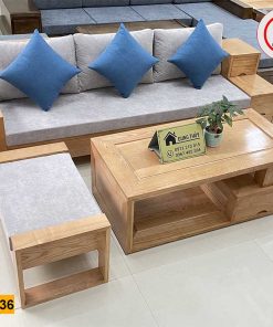 sofa 3 ngăn kéo gỗ sồi Nga SG36