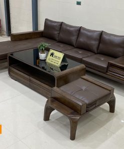 Bộ ghế sofa chân cong gỗ sồi Nga SG31