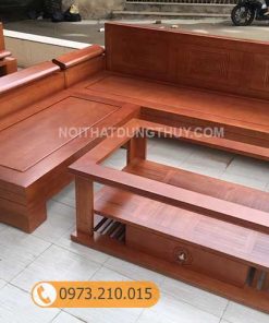 Bộ ghế sofa tay nghiêng gỗ sồi Nga SG23